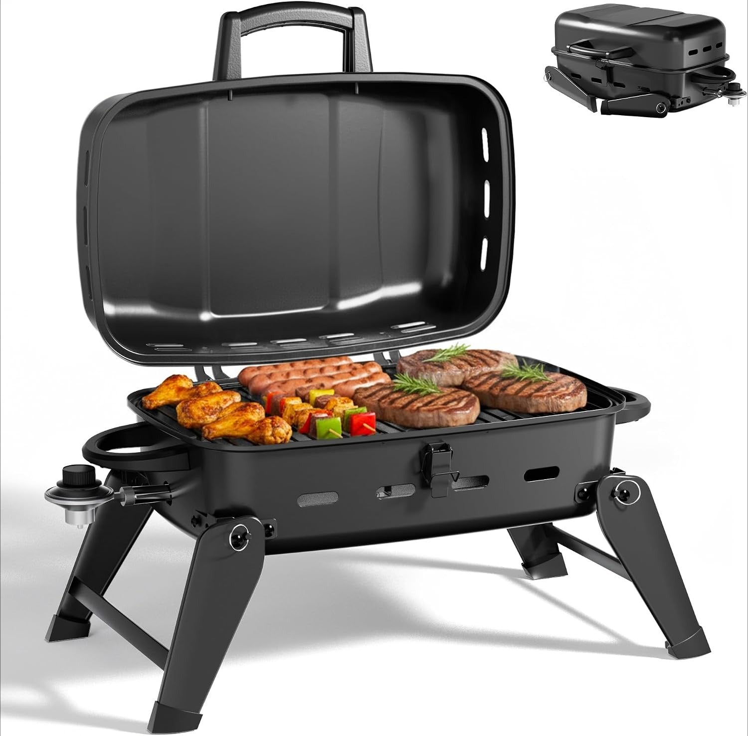 Portable Tabletop Propane Grill
