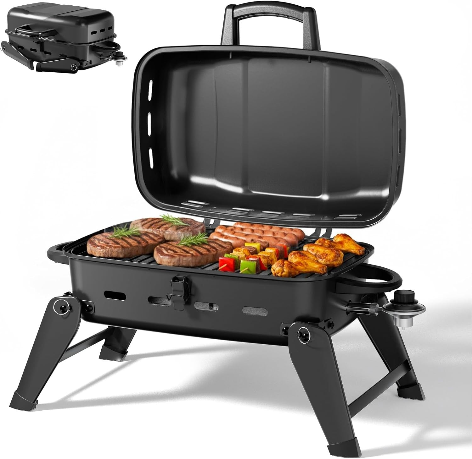 Portable Tabletop Propane Grill
