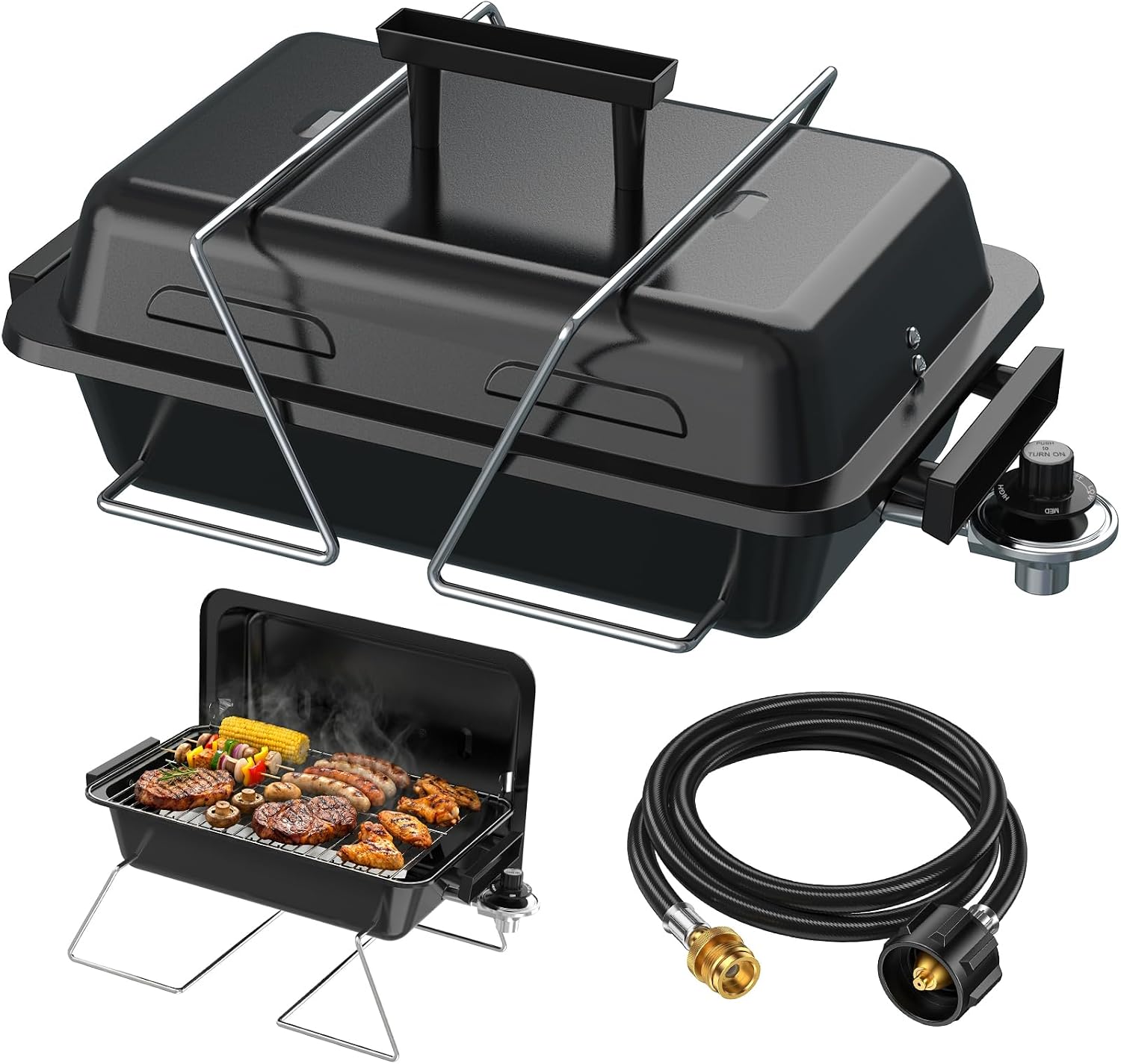 Portable Foldable Propane Grill