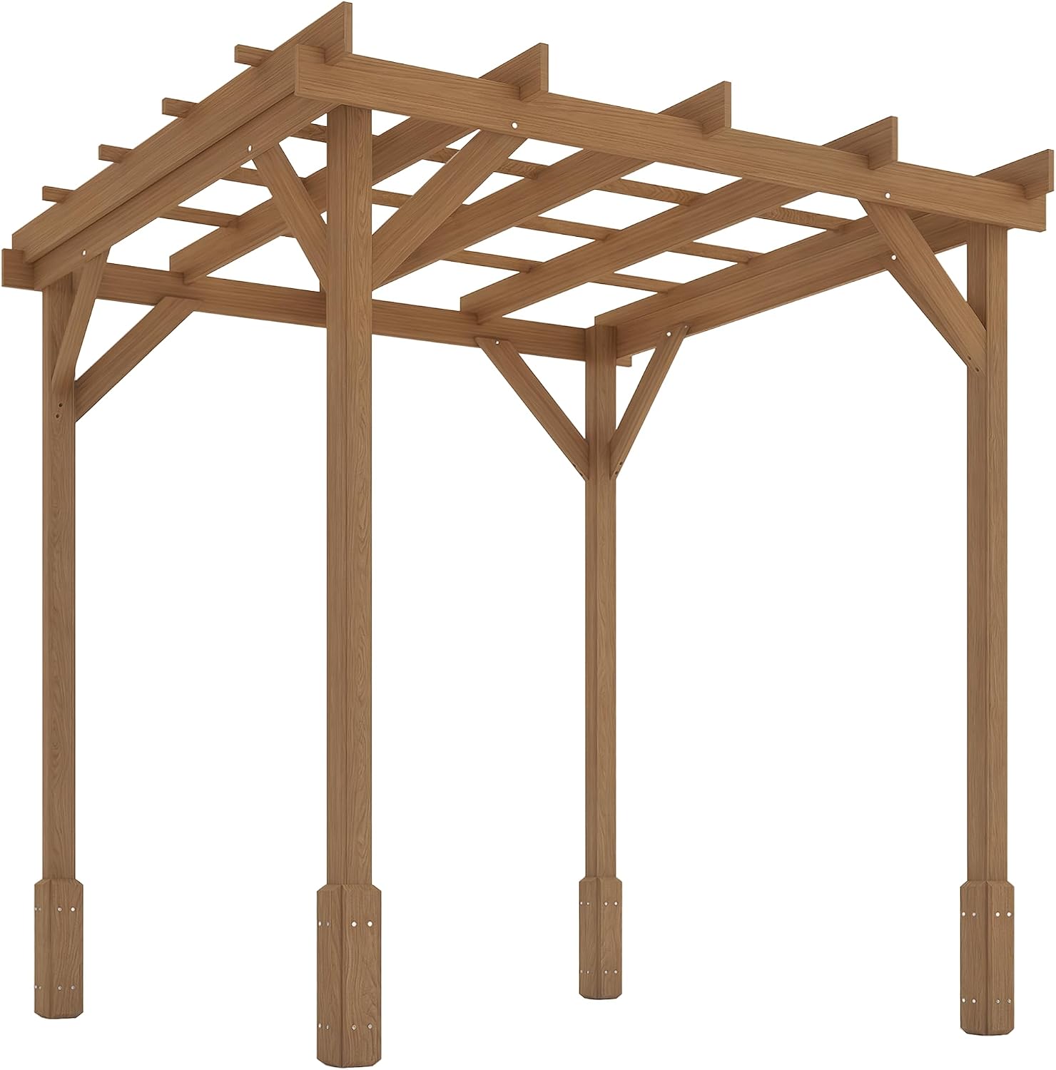 Wood Plant Trellis Garden Pergola
