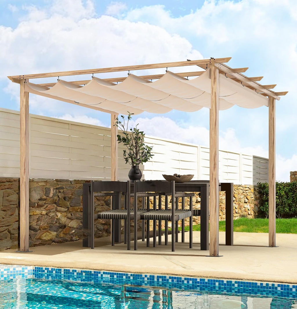 Aluminum Retractable Patio Pergola