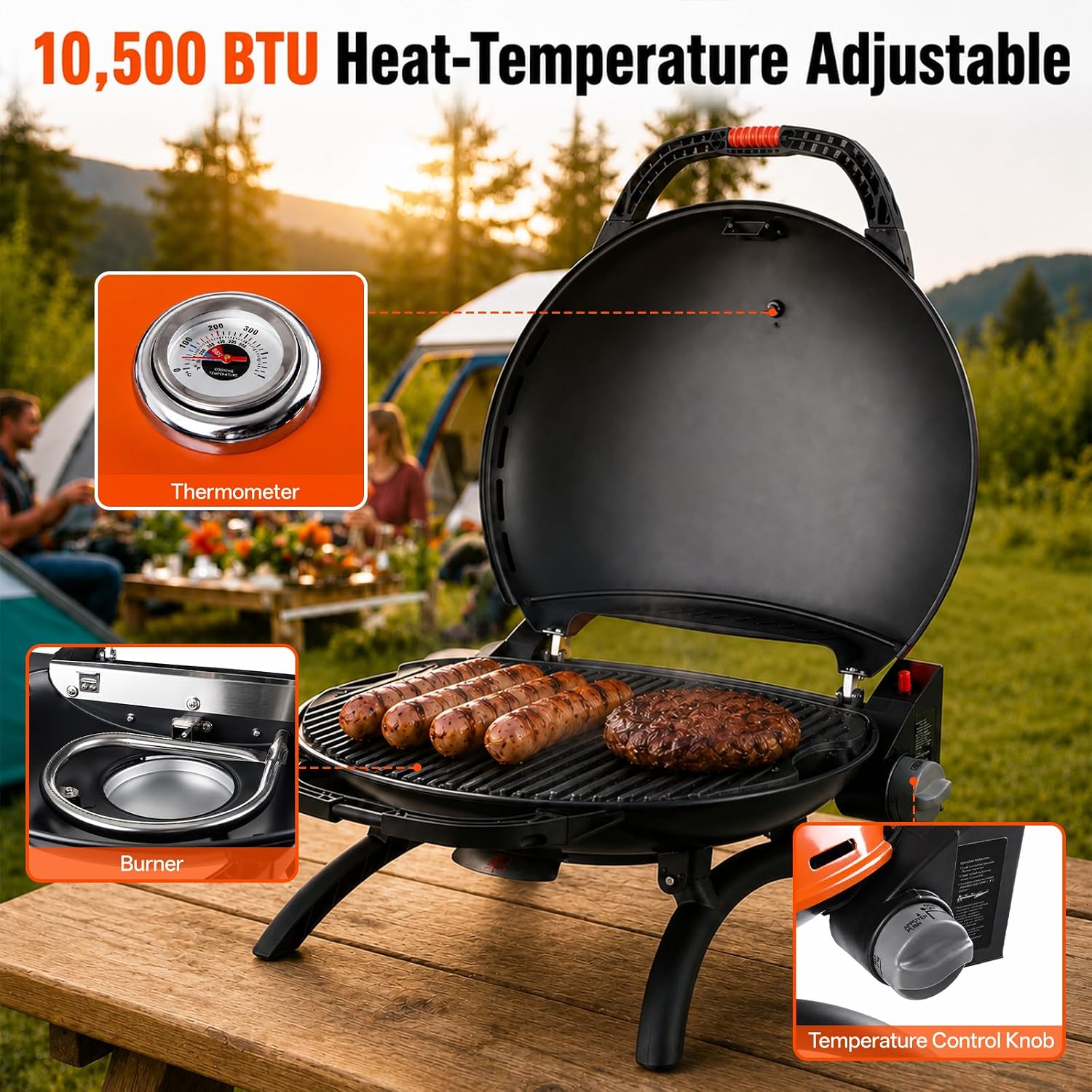 Tabletop Portable Propane Grill