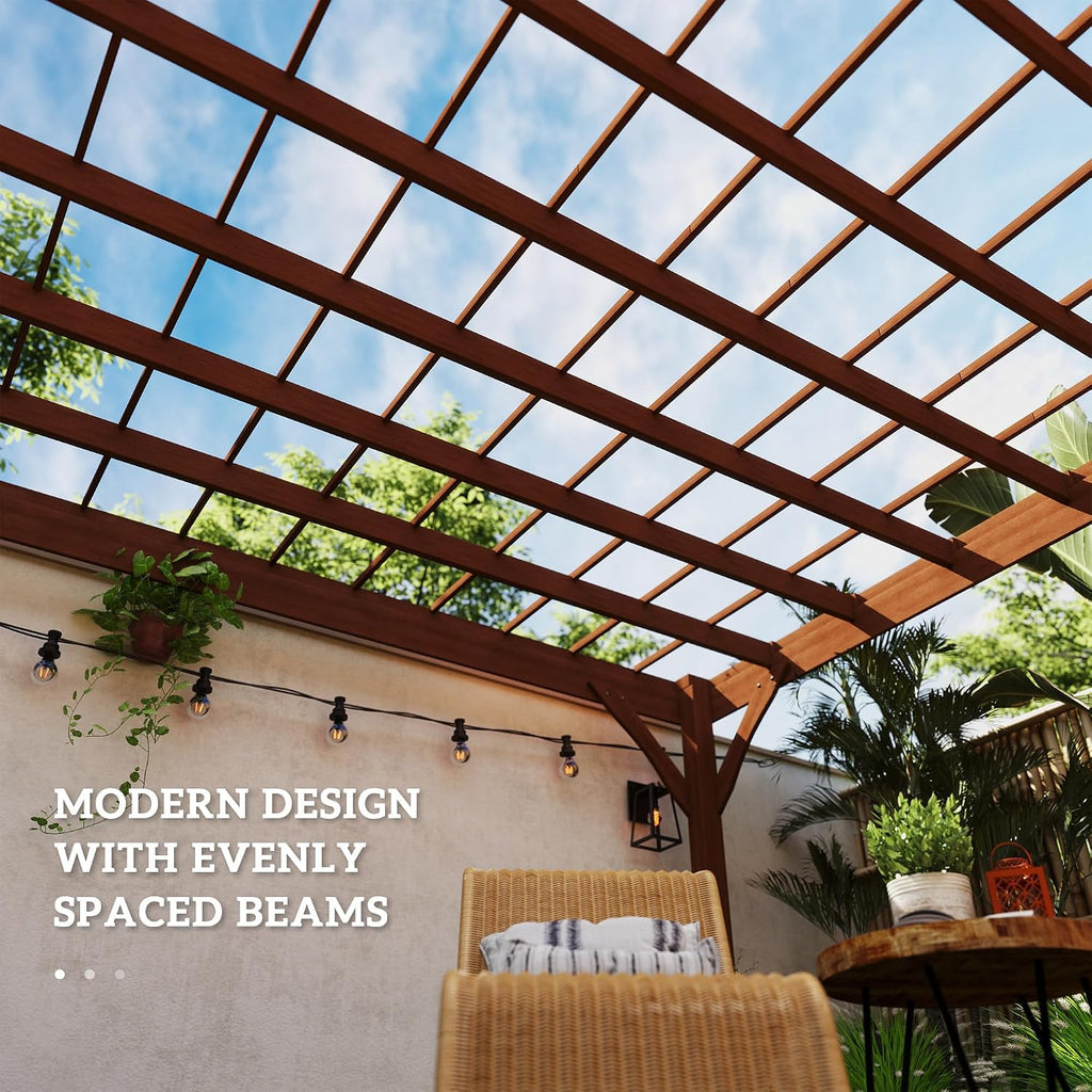 Wood Patio Garden Plant Pergola