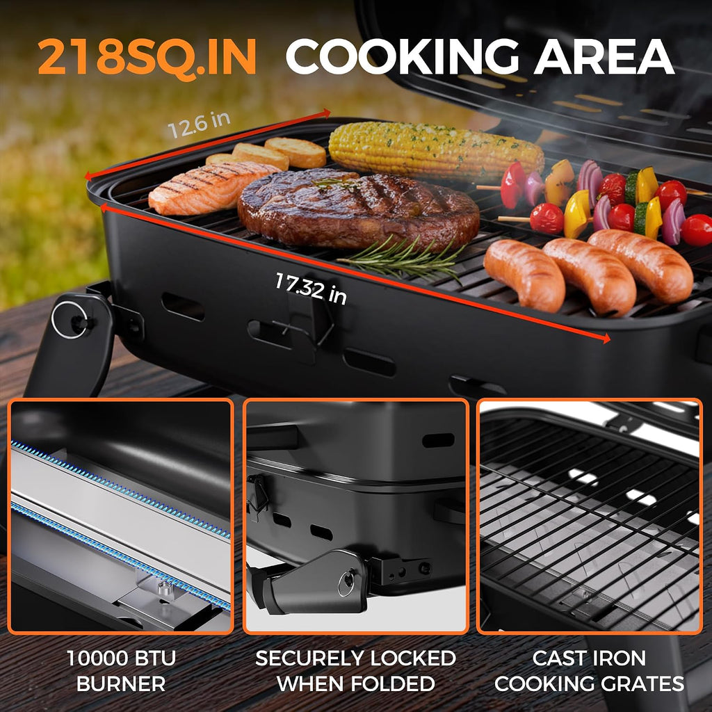 Portable Tabletop Propane Grill