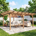 Wood Outdoor Patio Garden Pergola