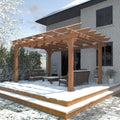 Cedar Wood Outdoor Patio Pergola