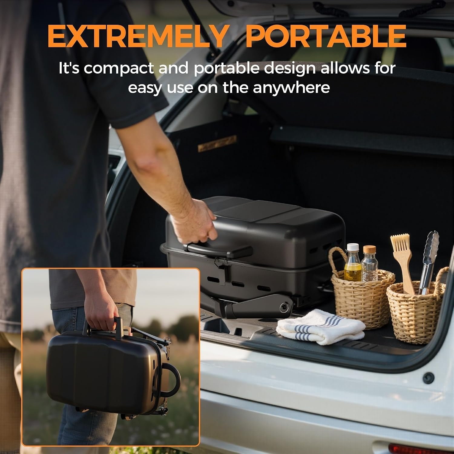 Portable Tabletop Propane Grill