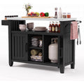 Outdoor Rolling BBQ Prep Cart