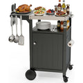 Stainless Steel Rolling BBQ Prep Cart